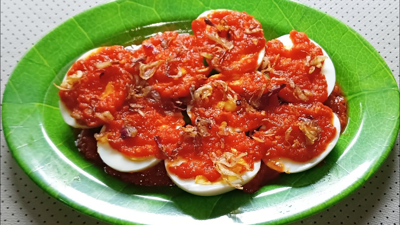 TELUR BELAH SAMBAL BALADO || Enak Banget Bikin Boros Nasi