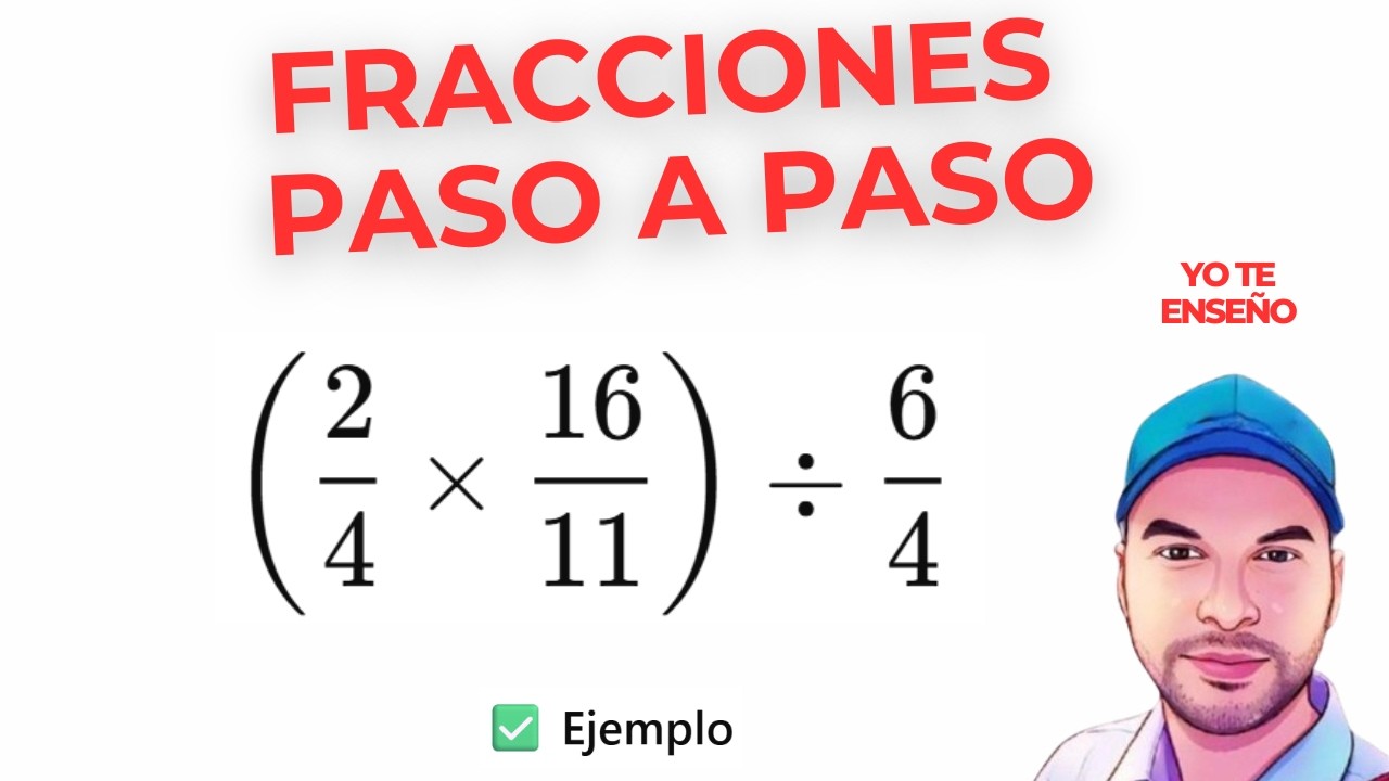 Operaciones con Fracciones Paso a Paso | Matemáticas Básicas| LUCHO PROFE