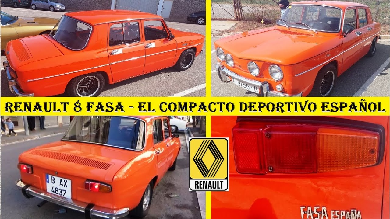 ⛽️Renault 8 Fasa, el compacto deportivo español de los 70. Revisión.