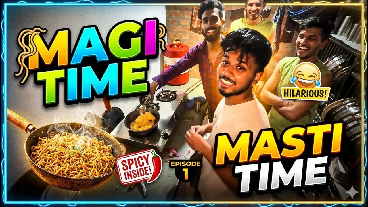 Maggi Banate Banate Full Masti 😂 | Friends Fun Vlog #comedy #raghavvlogs #trending #vlog g