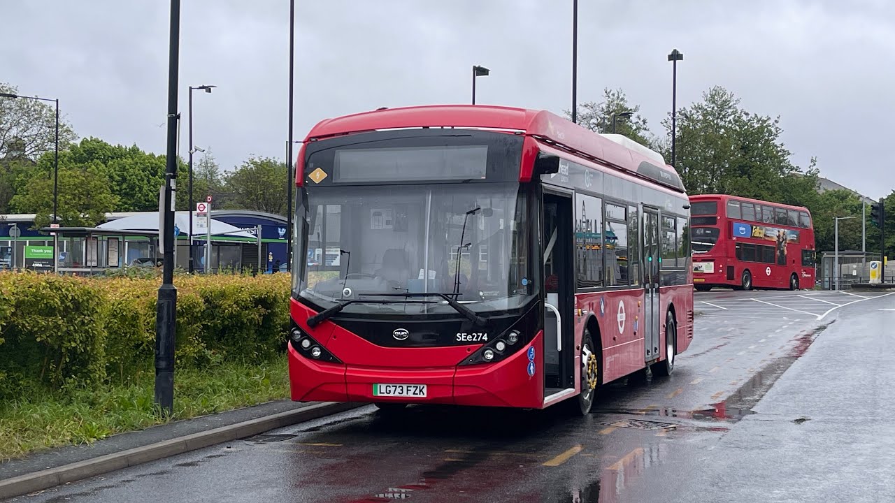 *Electric Buses In Operation* Go-Ahead London Route 376 | SEe274 - LG73FZK
