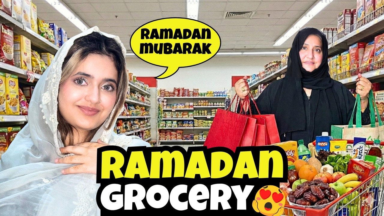 Ramadan Ki Grocery Shopping🤩Update on my routine 😁