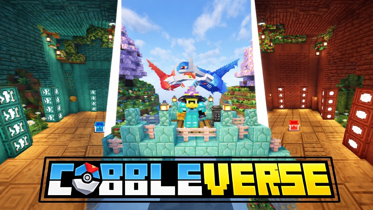 LOS HERMANOS VOLADORES!!! LATIOS Y LATIAS EN MINECRAFT COBBLEVERSE