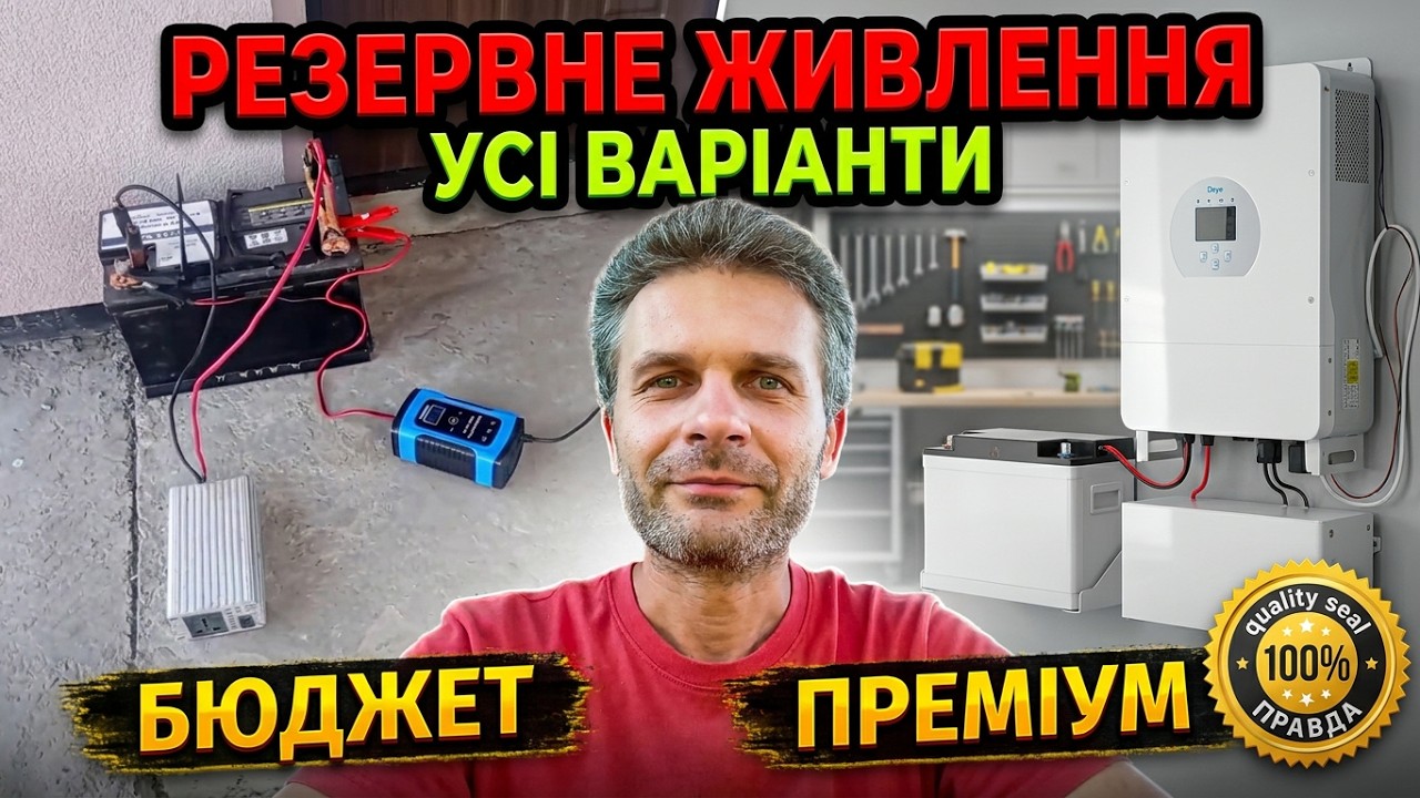 Як організувати резервне живлення в квартирі чи будинку? Всі можливі варіанти (майже).