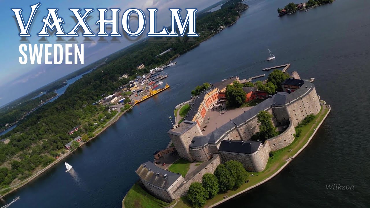 Vaxholm.Sweden 2023 Drone flight