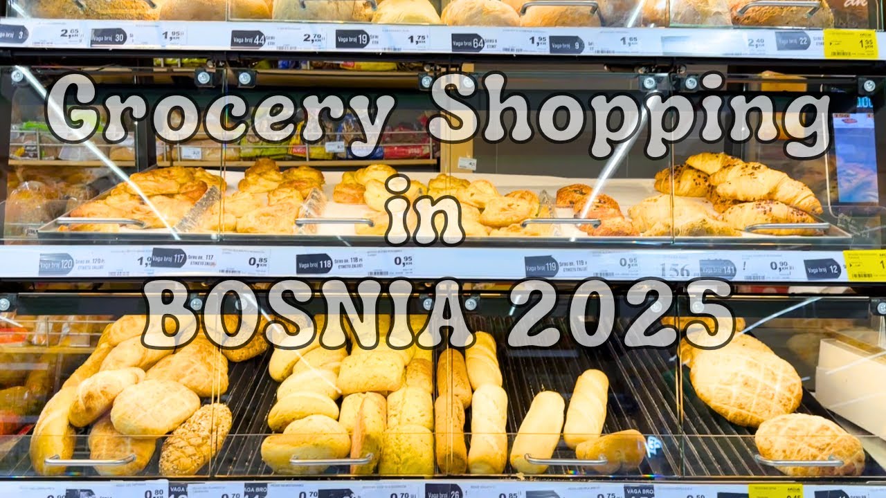 EXPENSIVE GROCERY ITEMS IN BOSNIA 🇧🇦 #groceryvlog