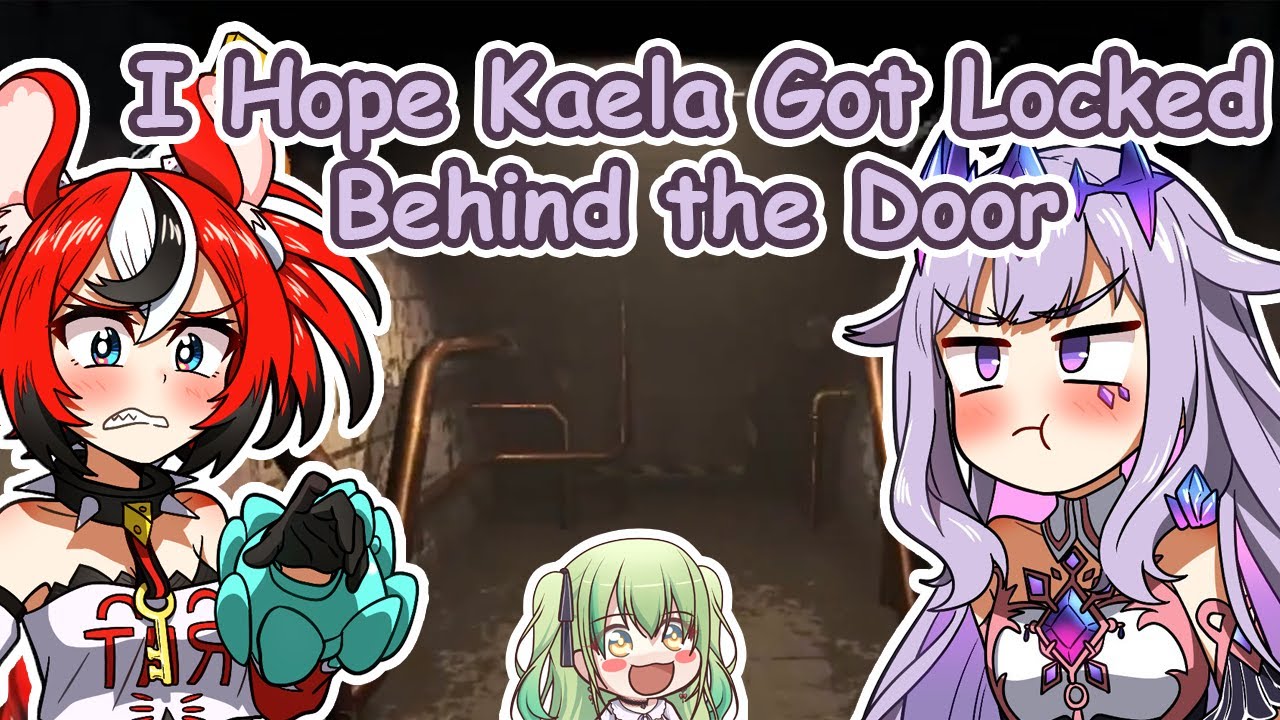 Baelz Can't Stop Laughing When Bijou Got Stuck Behind The Door [Hololive Clip]