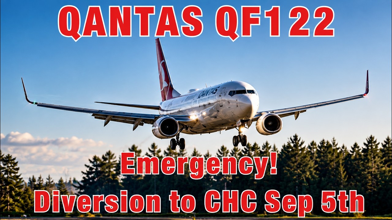 QF122   🚨 Emergency 🚨 Diversion to CHC