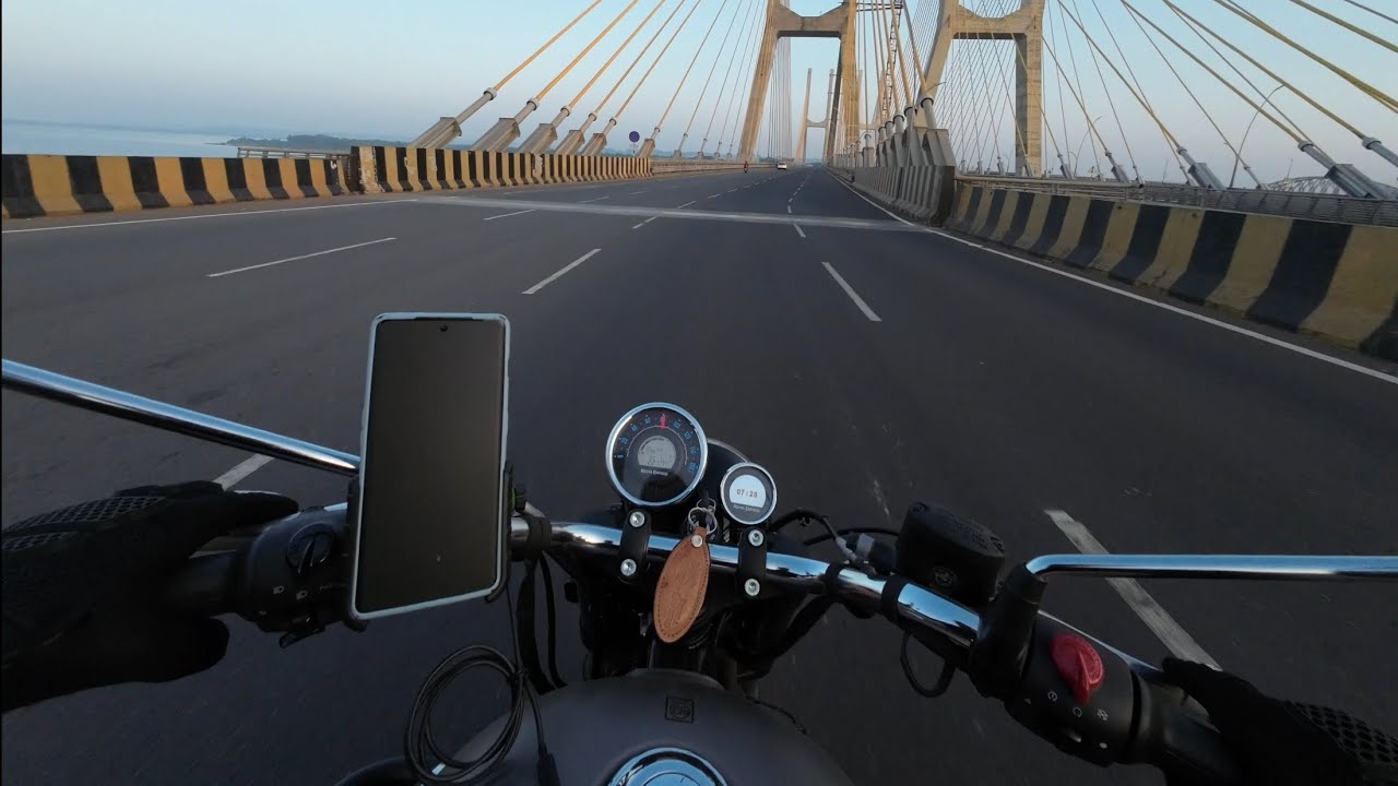 Meteor350 Stellar Matt Grey 2025 Morning Ride to Panjim Café Bangalore | ASMR
