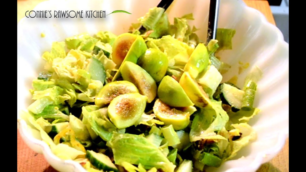 RAW vegan ~ Asian inspired salad