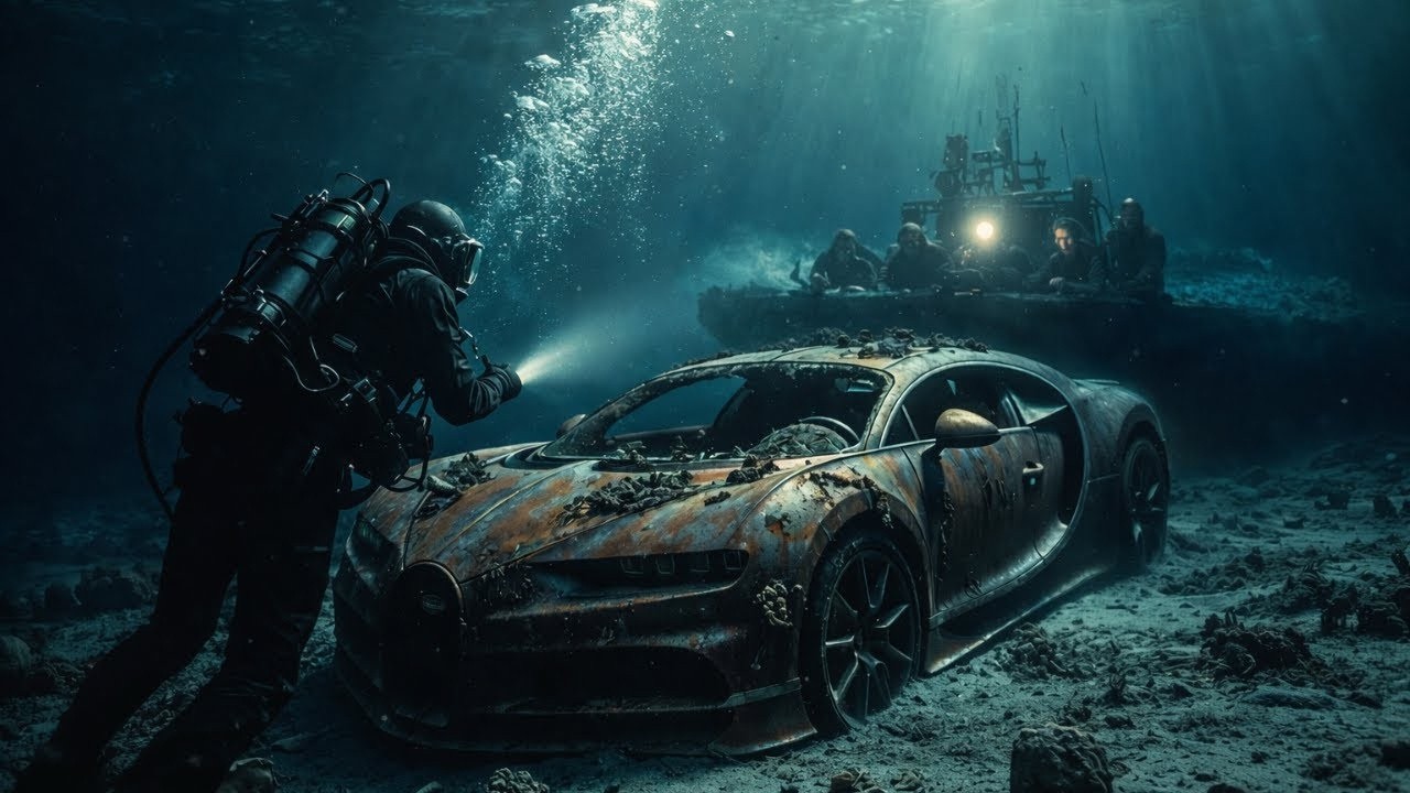 $3 Million Bugatti Chiron Found Rusted on Ocean Floor!
