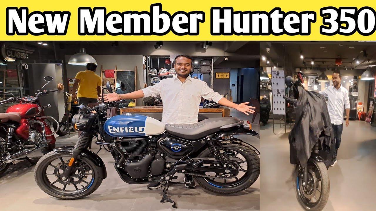 New Bike VLOG ❤️|| Royal Enfield Hunter 350 REBEL BLUE 😍|| New Hunter 2025 || #royalenfieldhunter350