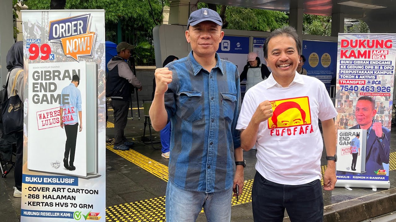 🔴 Roy Suryo & Dr Rismon Bikin CFD Meriah❗️Warga Bisa Tanda Tangan & Foto Pesan Buku 0858 11087 991 ❗