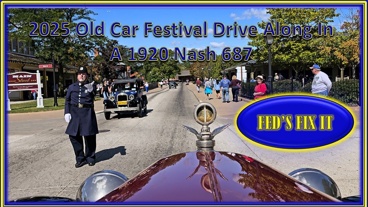 2025 Old Car Festival POV Drive Through 1920 Nash 687