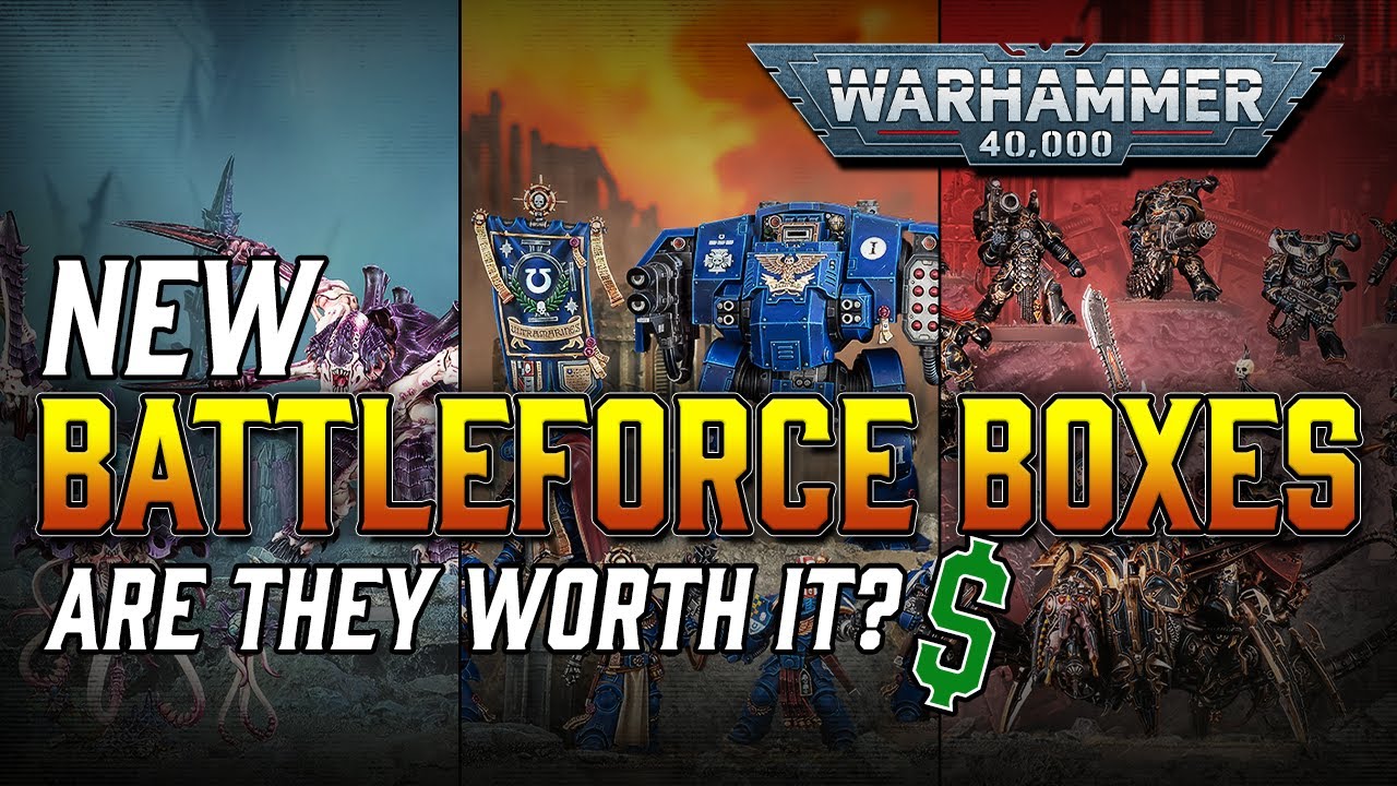 What's Inside the NEW Warhammer 40K Battleforces?