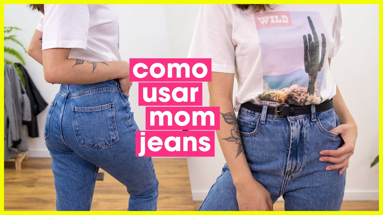COMO USAR MOM JEANS | 4 LOOKS pra você REPRODUZIR EM CASA