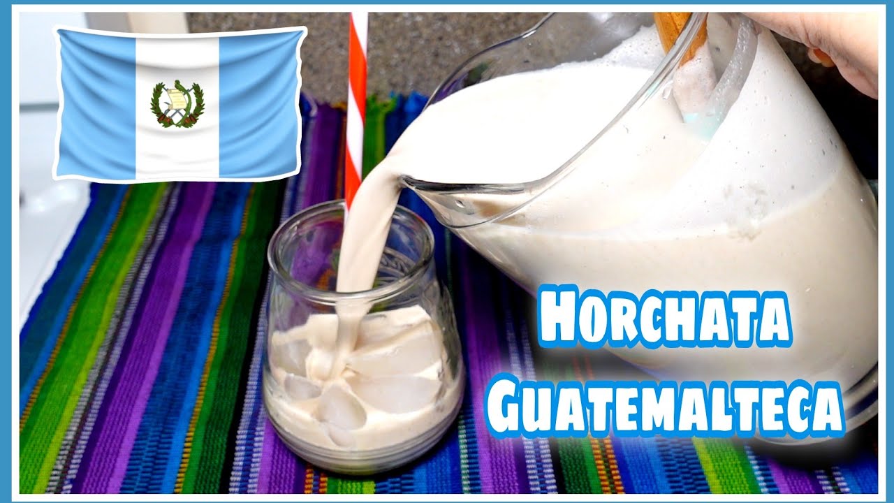 HORCHATA🇬🇹 GUATEMALTECA/ Recetas Faciles/ Como hacer Horchata Chapina/ Cocina Chapina