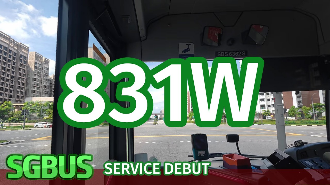 (Service Debut) Mercedes-Benz O530 Citaro - SBS6362S on Service 831W (Voith)