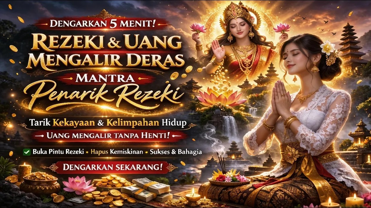 Putar 5 Menit, REJEKI Datang Berkali-kali | 5 Rahasia Mantra Lakshmi Gayatri