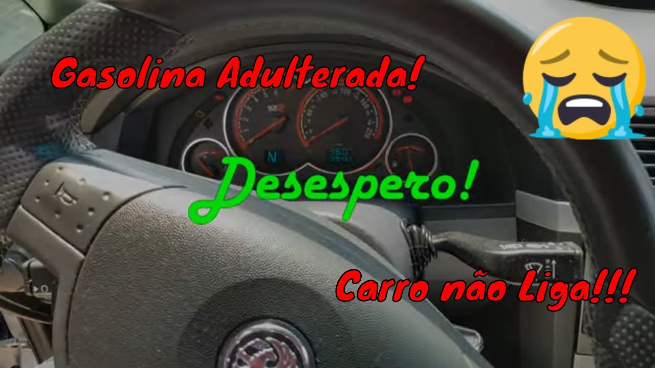 .: CARRO FLEX NÃO PEGA POR CAUSA DE GASOLINA ADULTERADA! DICA MASTER PARA LIGAR
