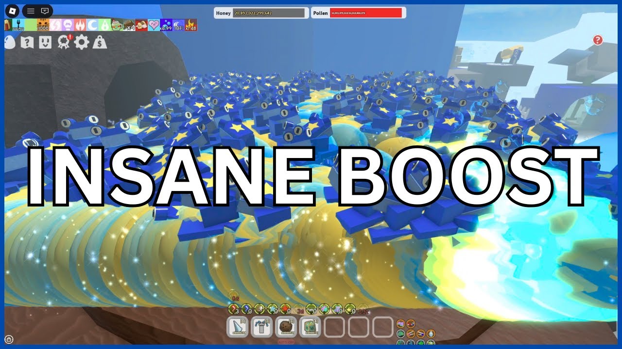 I broke bee swarm simulator...
