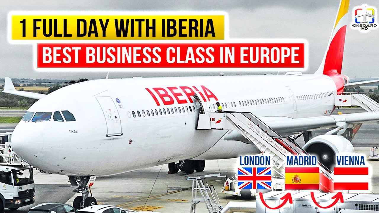 TRIP REPORT | European Business Class Done Well! | IBERIA A330-300 | London to Vienna (via MAD)
