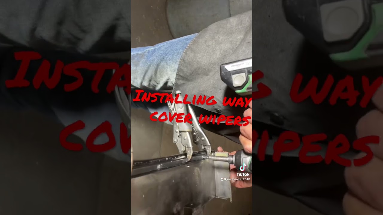 #cnc #wiper for way cover
