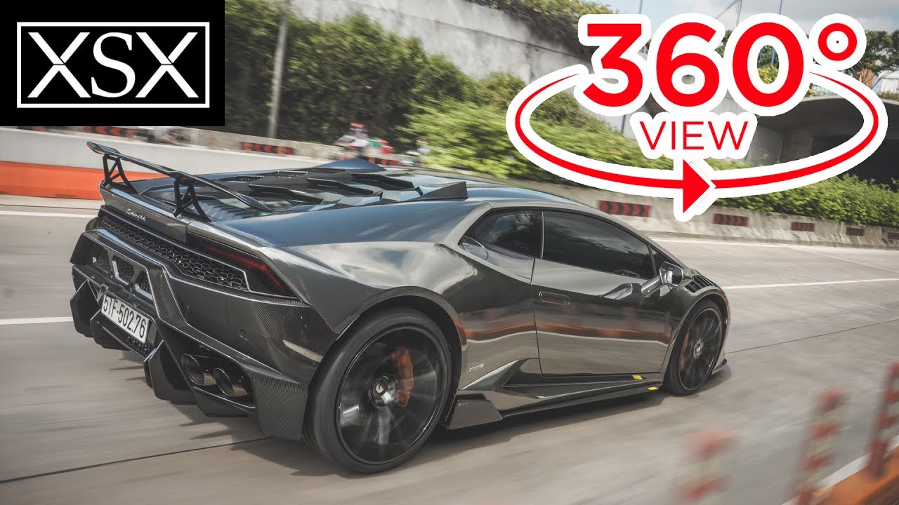 [360&deg; Video 4K] Exploring Lamborghini Huracan With Virtual Reality - First In Vietnam | XSX