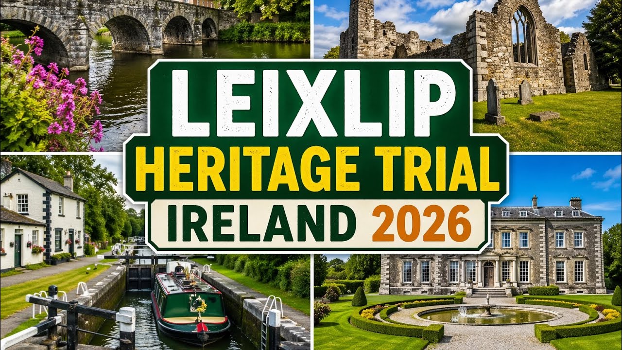 4K Leixlip Heritage Trial | Leixlip Castle Boathouse 🇮🇪 | DJI Neo Drone Footage 