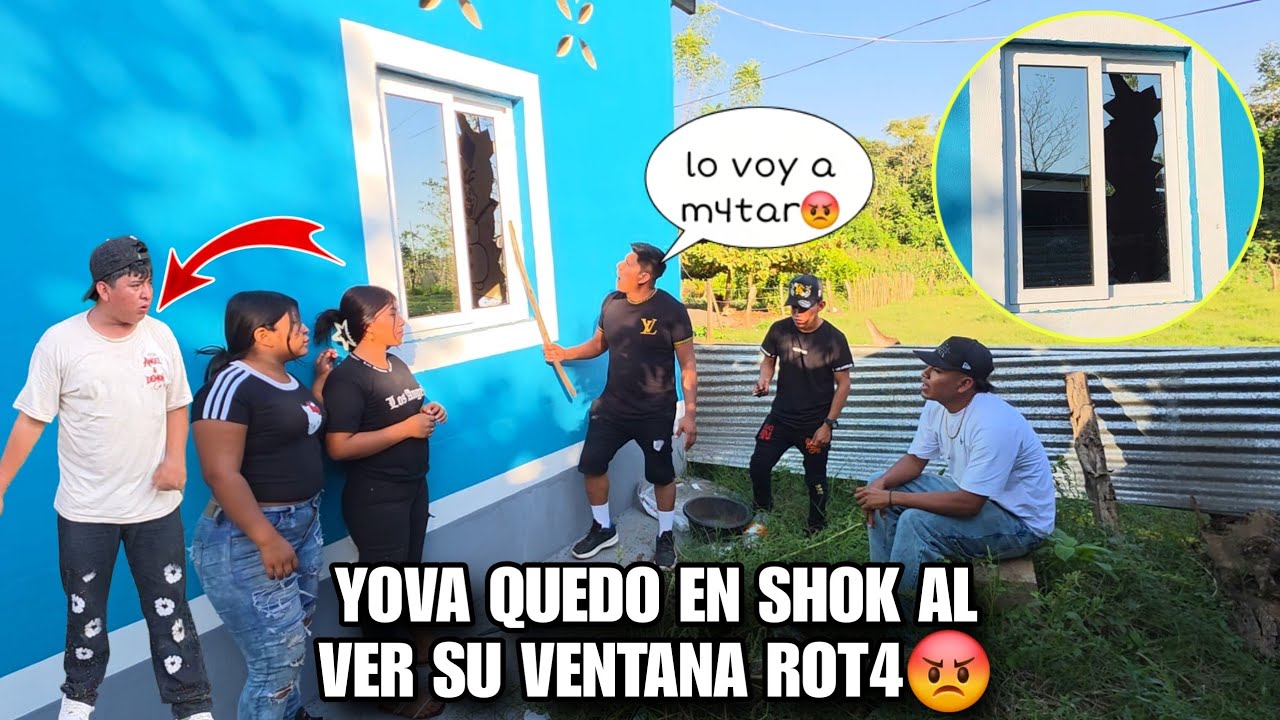 YOVA Empvtado Reaccionó Al Ver Su Ventana Rot4😡Esto No Se Lo Perdonara A JUNIOR❌️Tienes Que Ver