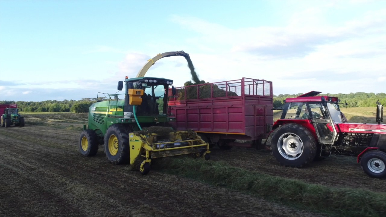 KC Agri Contracting Silage 2017 - Tintern At Dusk