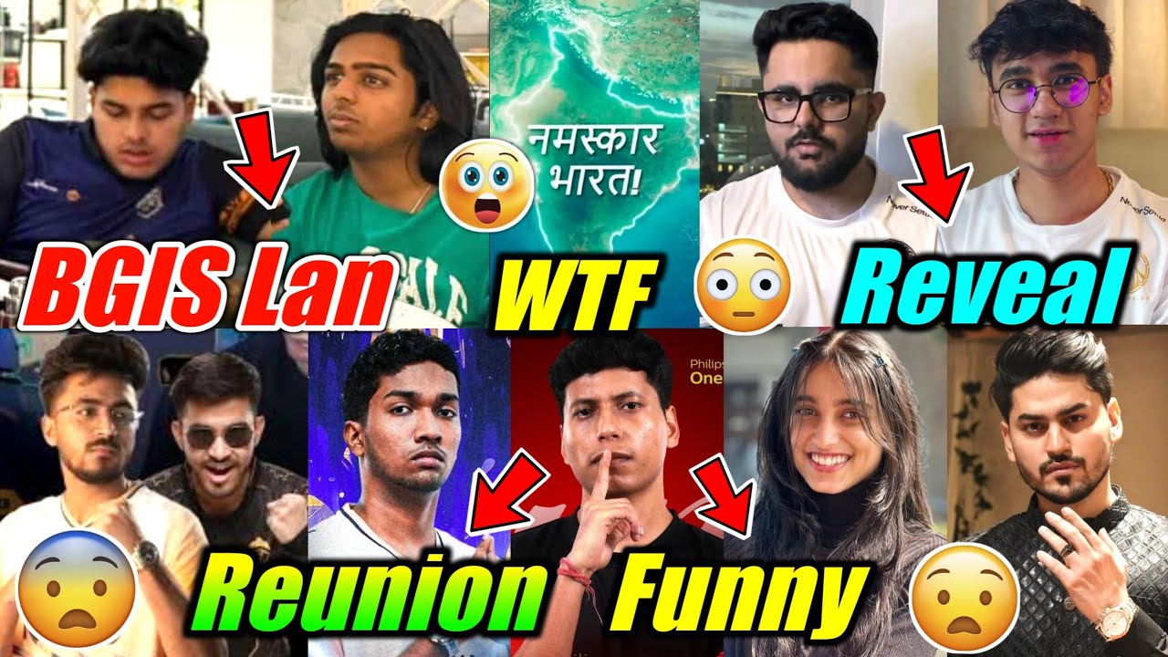 Jonathan Shoot, BGIS Lan Clips, Sensei Reunion 😮 Funny Moments 😂 Neyo, Joker, India Map