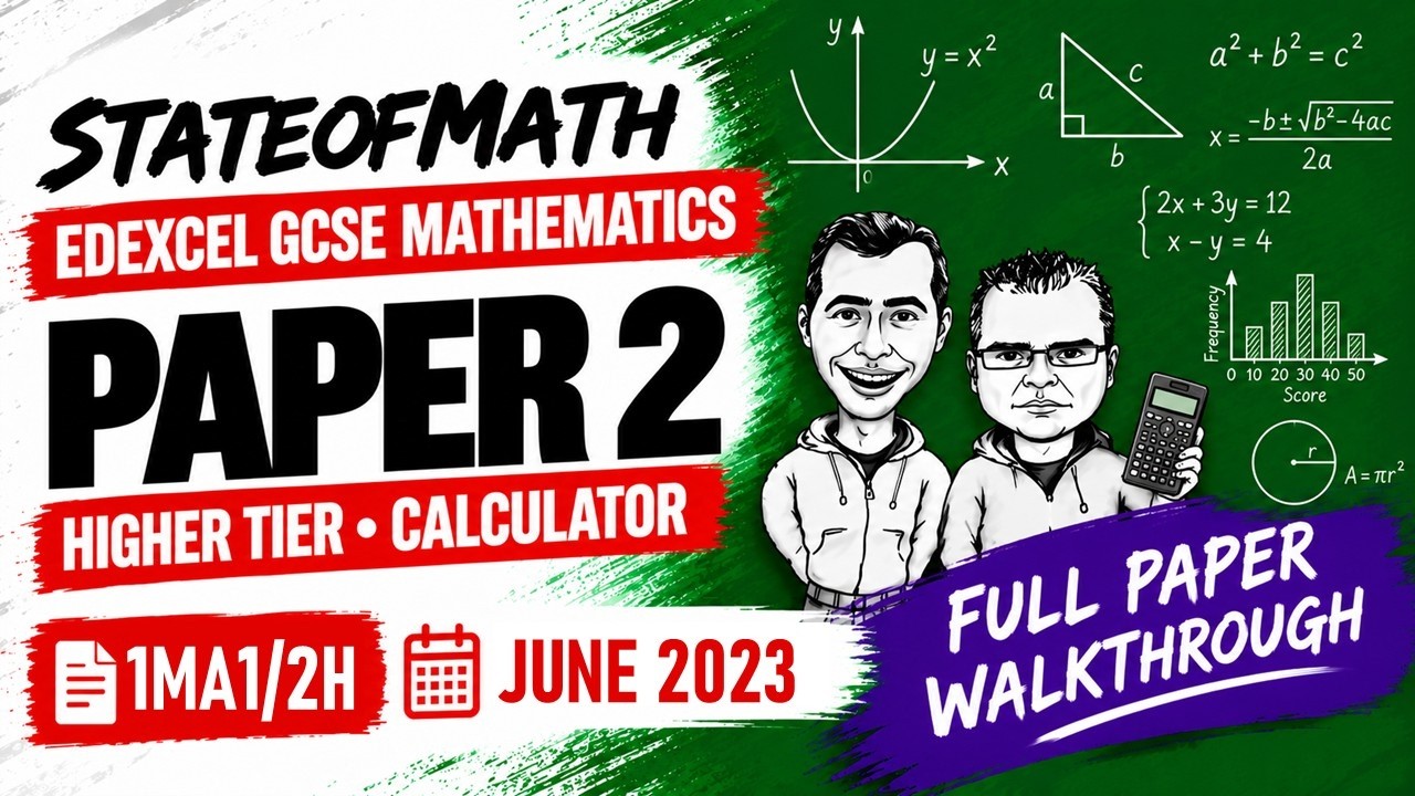 GCSE Mathematics June 2023 - Paper 2H (Calculator)