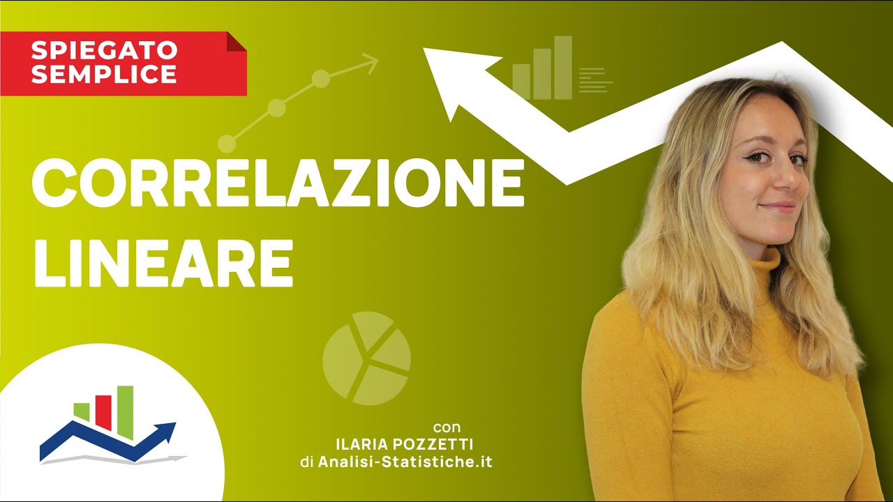 Correlazione lineare di Pearson: cos'è e come si interpreta (spiegata semplice)