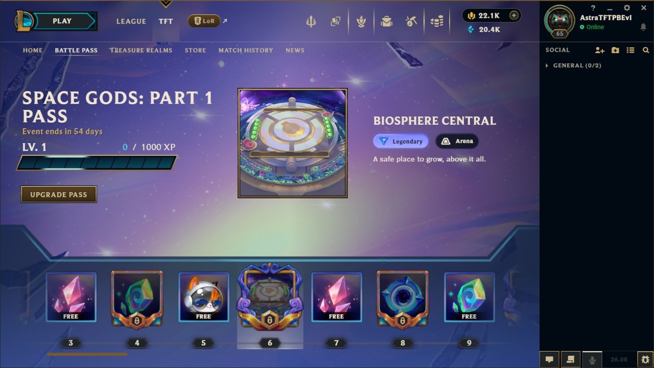 NEW BATTLE PASS - SPACE GODS: PART 1 PASS | TFT 17.1