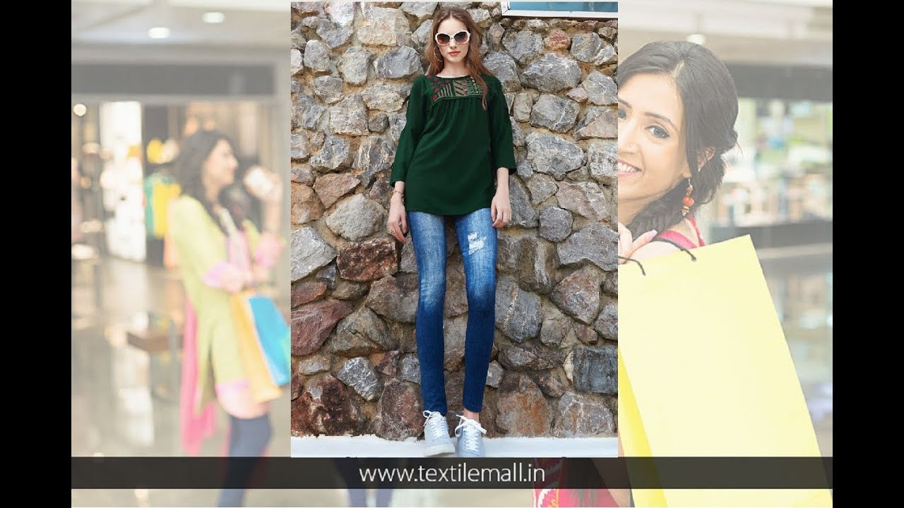 Textile Mall Presents Glazier 2 by sparrow 1018 to 1025 Woman tops & tunics