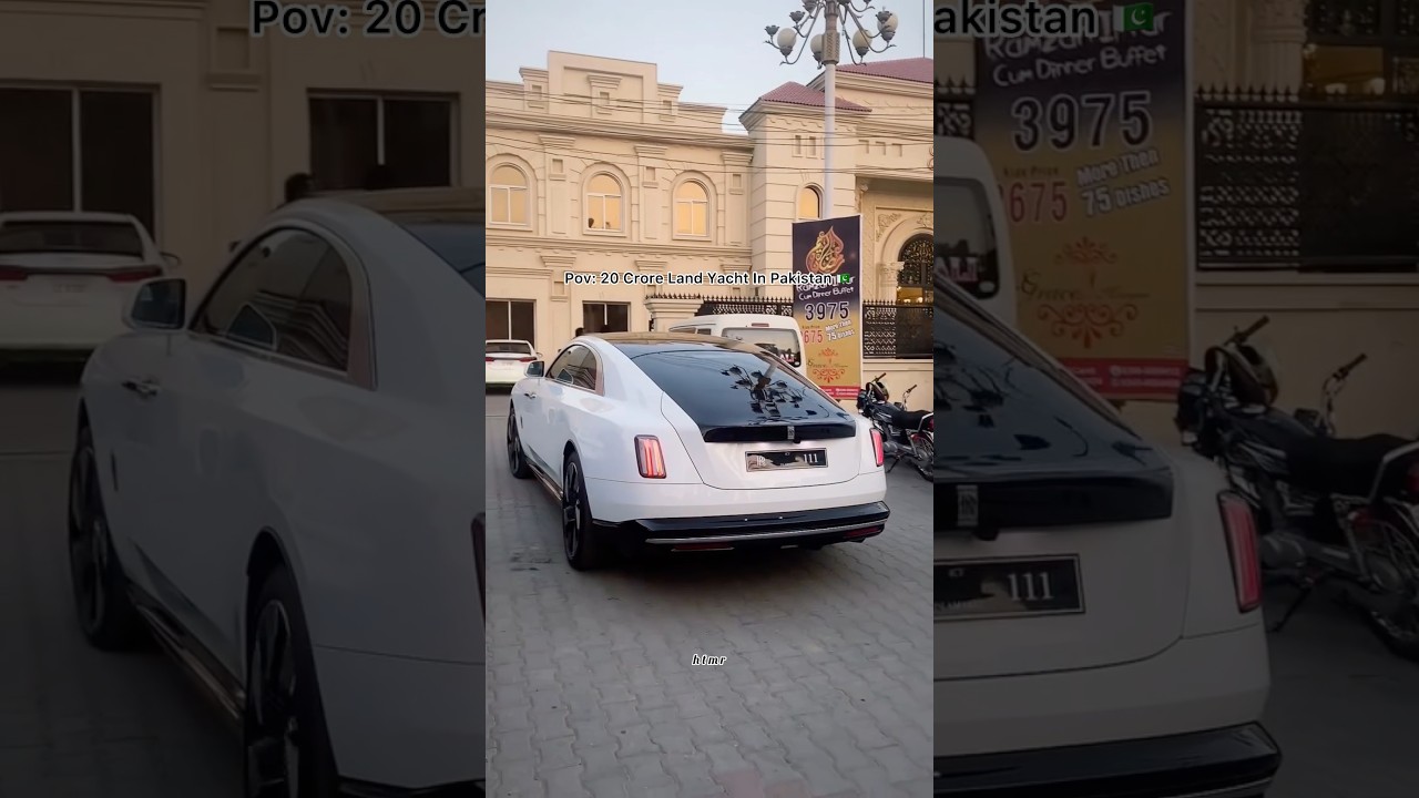 Pov: 20 Crores Land Yacht In Pakistan #cars #automobile #rollsroyce #spectre #prestigecars