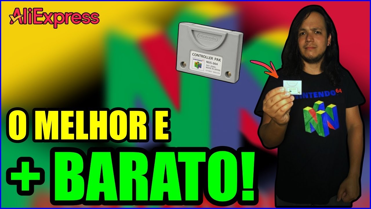 A SOLUÇÃO MAIS BARATA para salvar seus games de NINTENDO 64