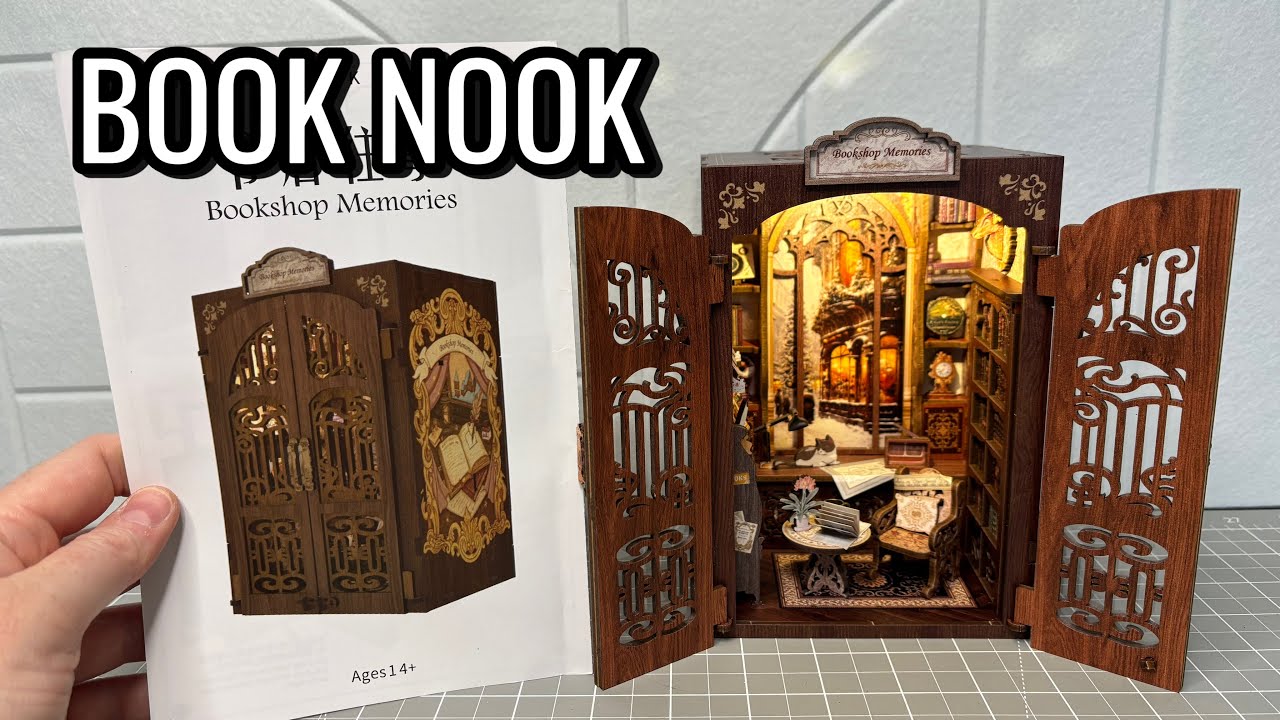The Cutest, Easiest Book Nook! 📚Building and Reviewing the CuteBee Bookshop Memories Book Nook