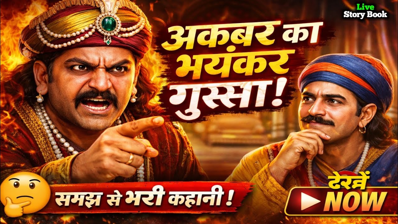 अकबर का भयंकर गुस्सा, अकबर बीरबल कि कहानी | Akbar Birbal ki kahaniyan | Stories of Akbar Birbal 