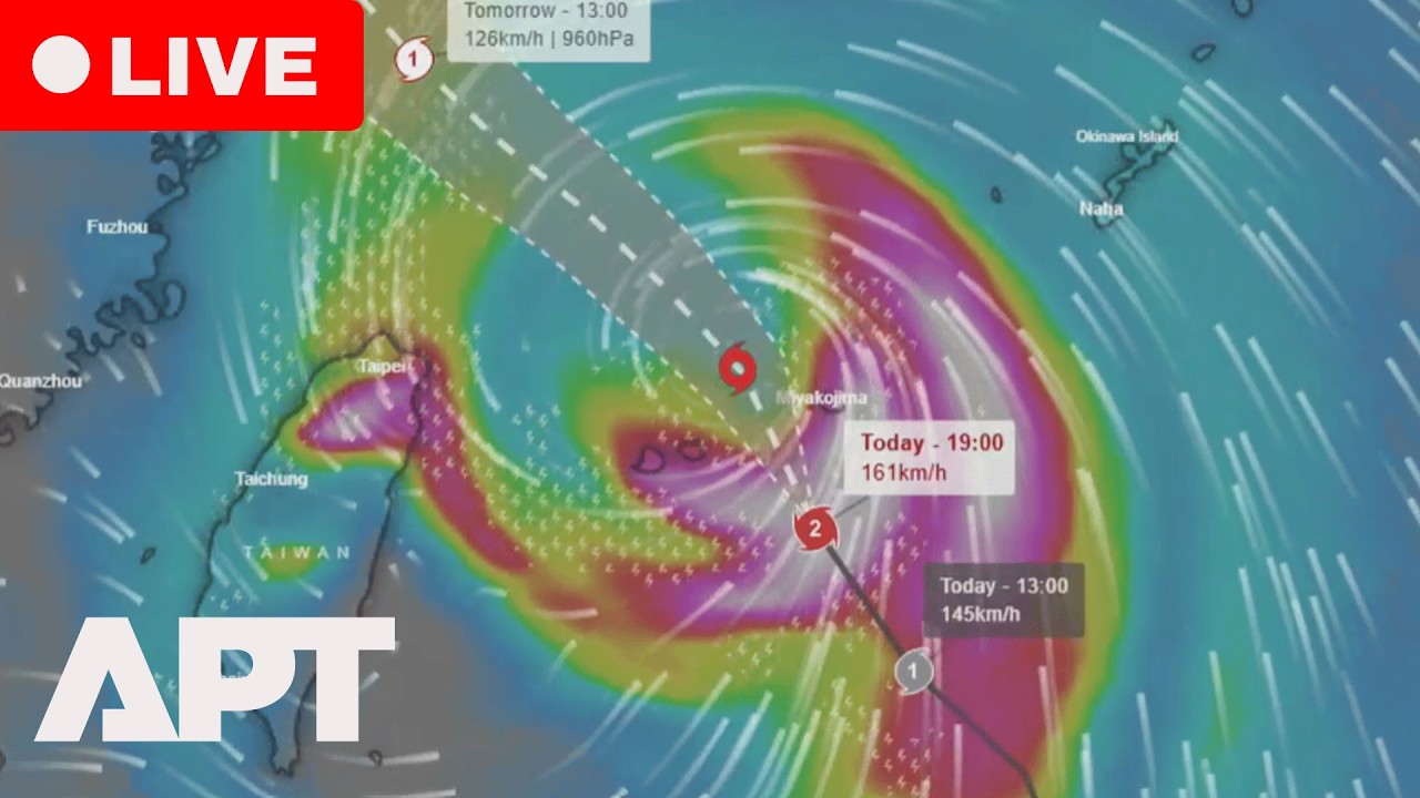 LIVE: Tracking Super Typhoon Bavi | Storm Nears Taiwan & Japan | APT
