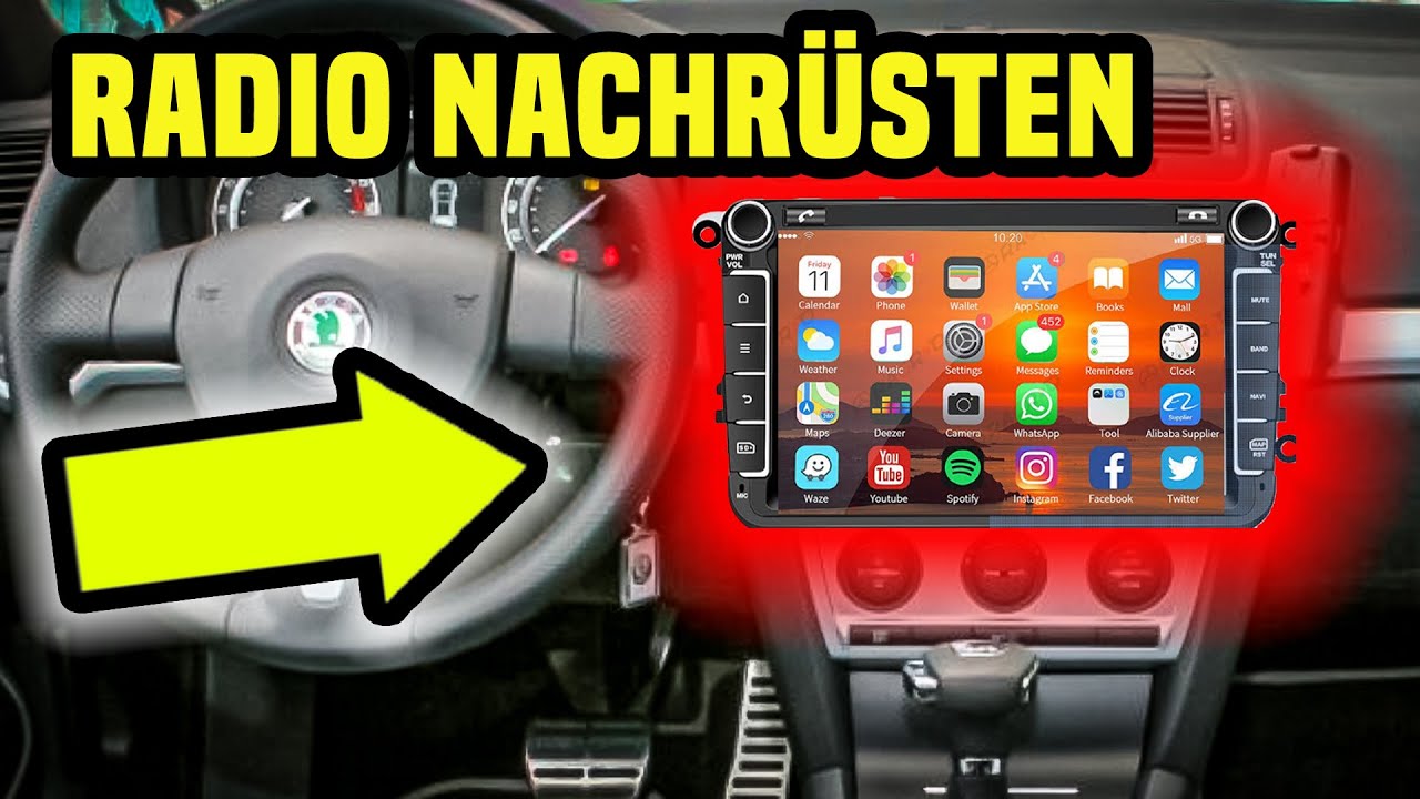 Skoda Octavia Radio Nachrüsten Android Auto | DAB+  | Spotify | Google MAPS | M.I.C. AV8V7 |