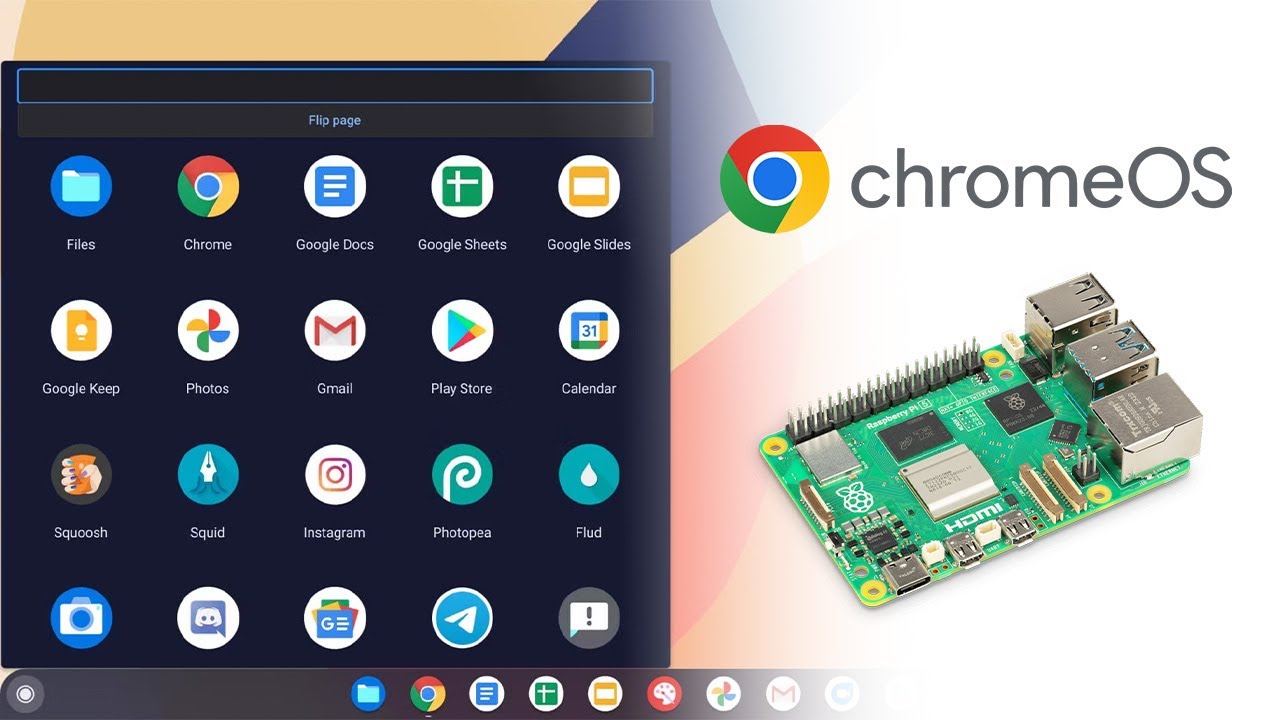 Raspberry Pi'da Chrome OS ve Android Keyfi