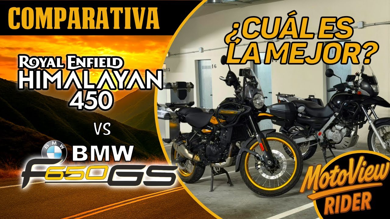 Royal Enfield Himalayan 450 vs BMW F650GS 🏍️ ¿La trail moderna supera a la clásica? | MotoView Rider