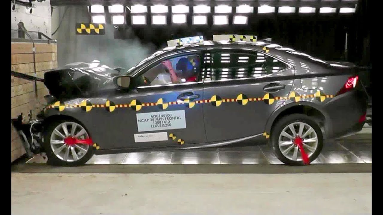2014 Lexus IS | Frontal Crash Test by NHTSA | CrashNet1