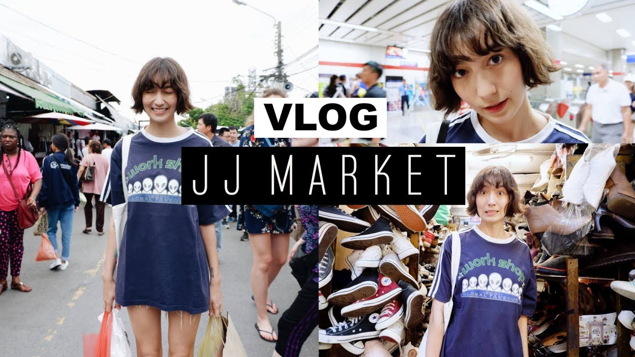 Vlog เดินตลาดนัดสวนจตุจักร เน้นของมือสอง! jj market l ANNETT A.