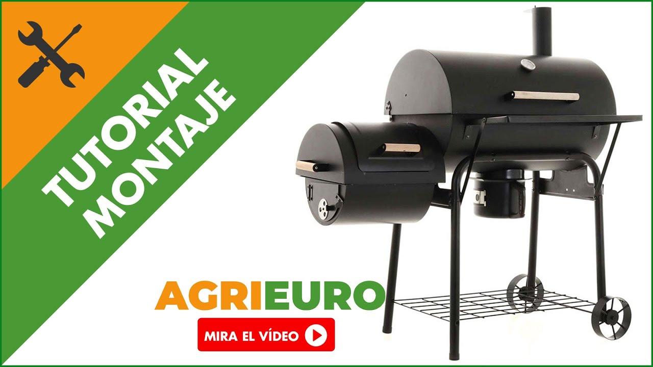 Montaje Barbacoa de carbón CB 650-2 Royal Food con parrilla INOX y ahumador