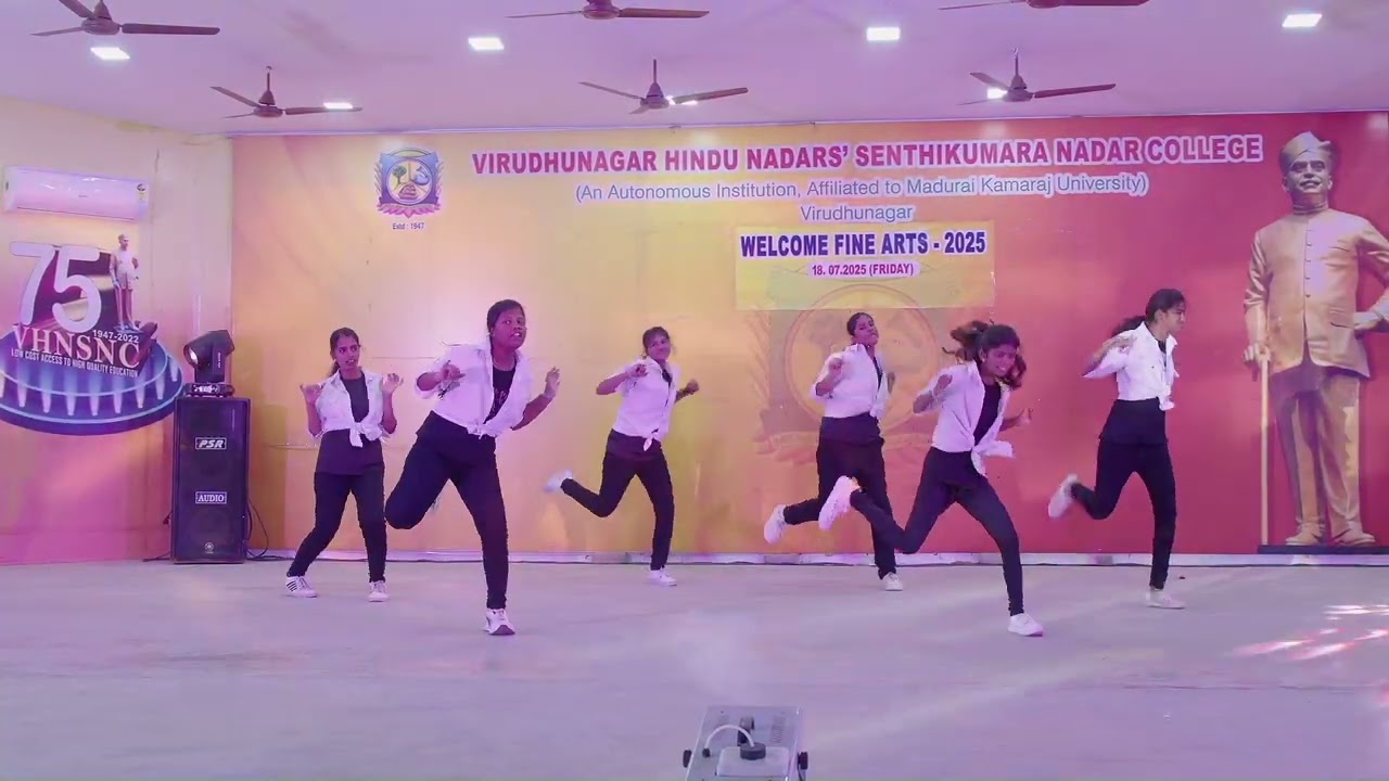 Students Dance Performance | Welcome Fine Arts - 2025 | V.H.N.S.N.C (Autonomous)