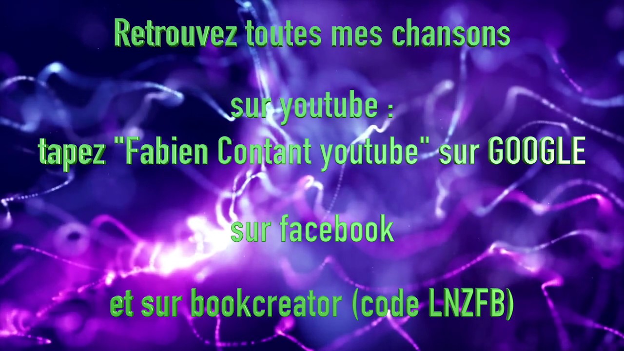clip promo youtube Fabien Contant 2