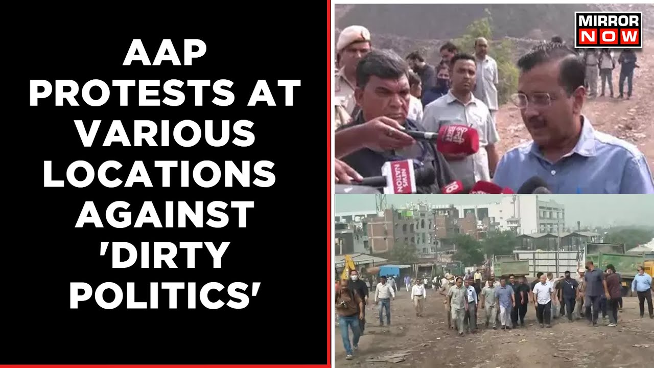 AAP Vs BJP Delhi Garbage Politics Intensifies Ahead Of MCD Polls | Latest News | English News